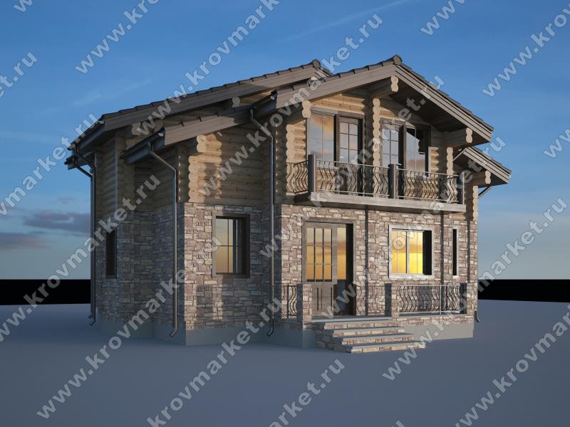 Комбинированный дом "Венский Шале"