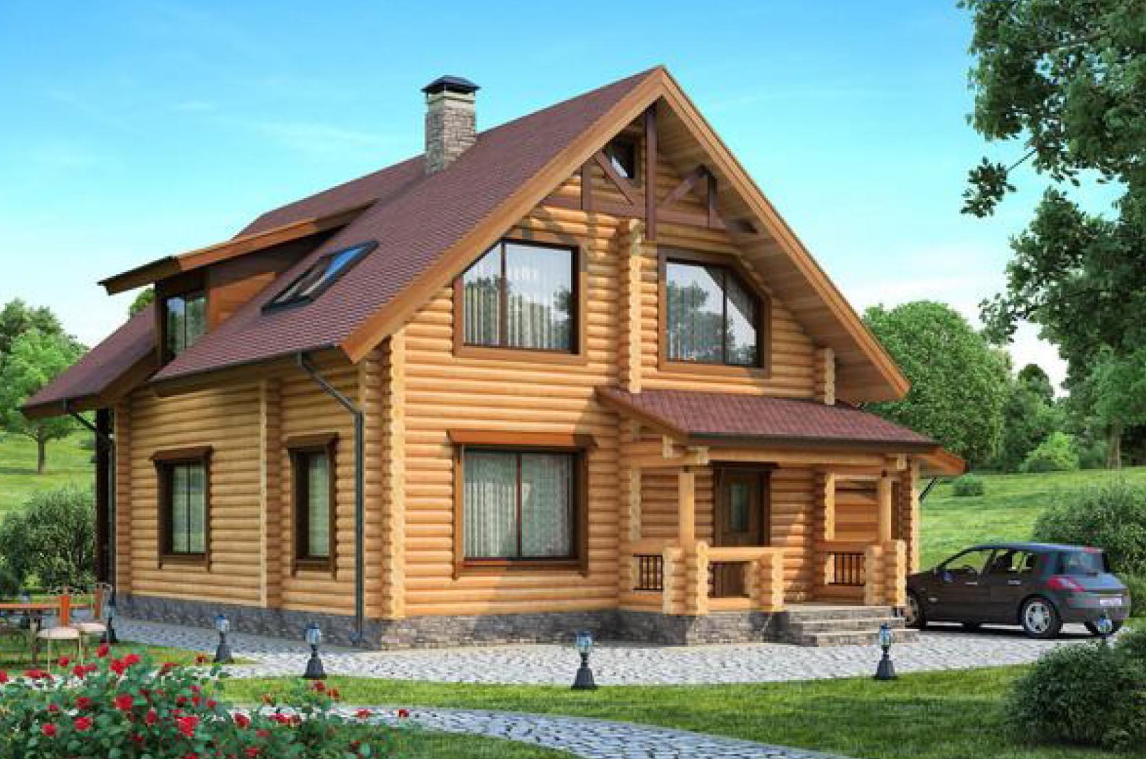 Усадка деревянного дома