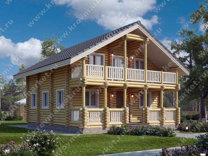 Проект деревянного дома СП 170
