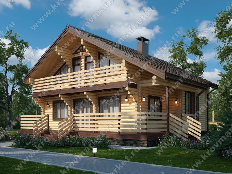 Проект деревянного дома СП 300