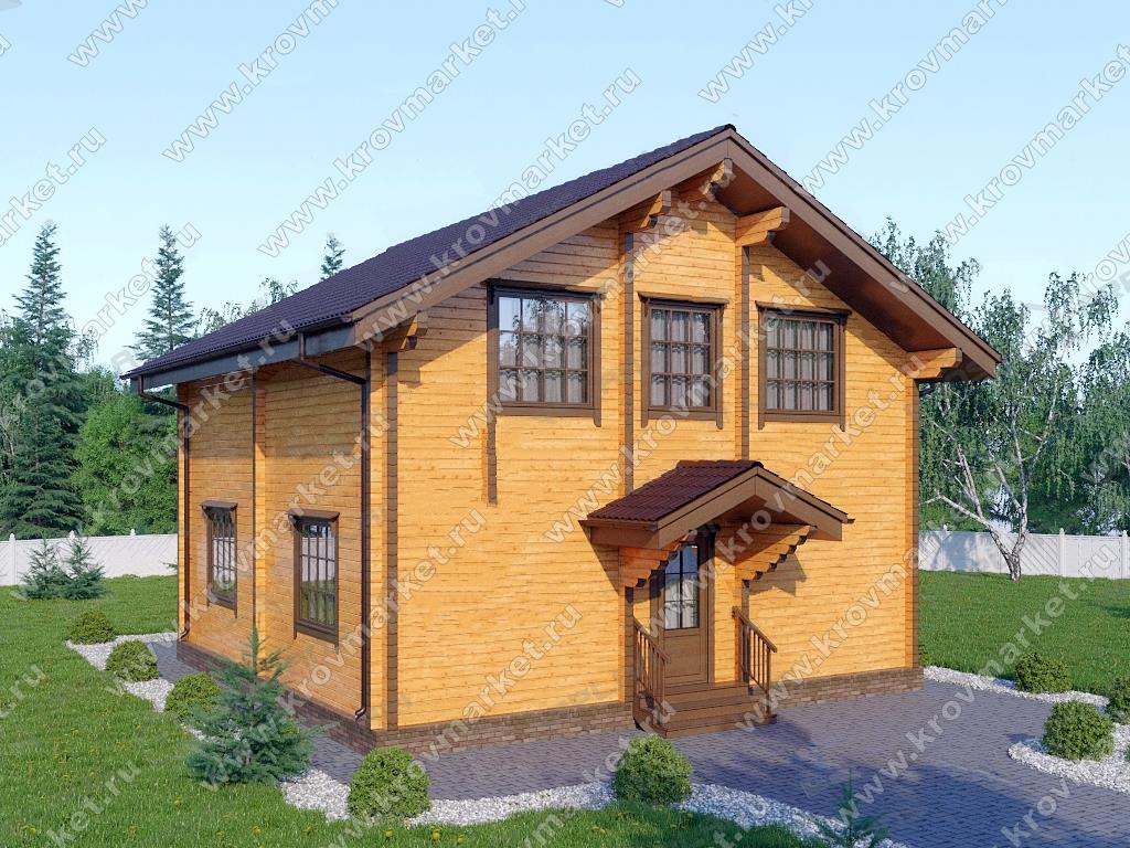 Проект деревянного дома КБ-07