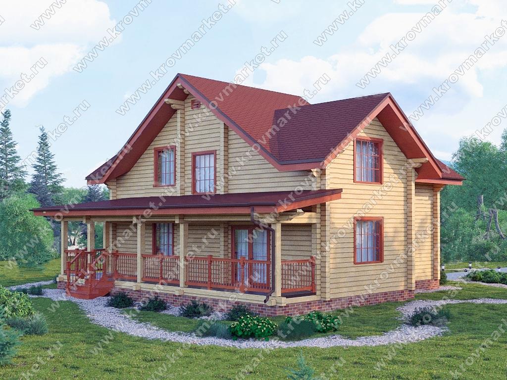 Проект деревянного дома КБ-03