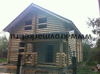 Дом из бревна в Ступино